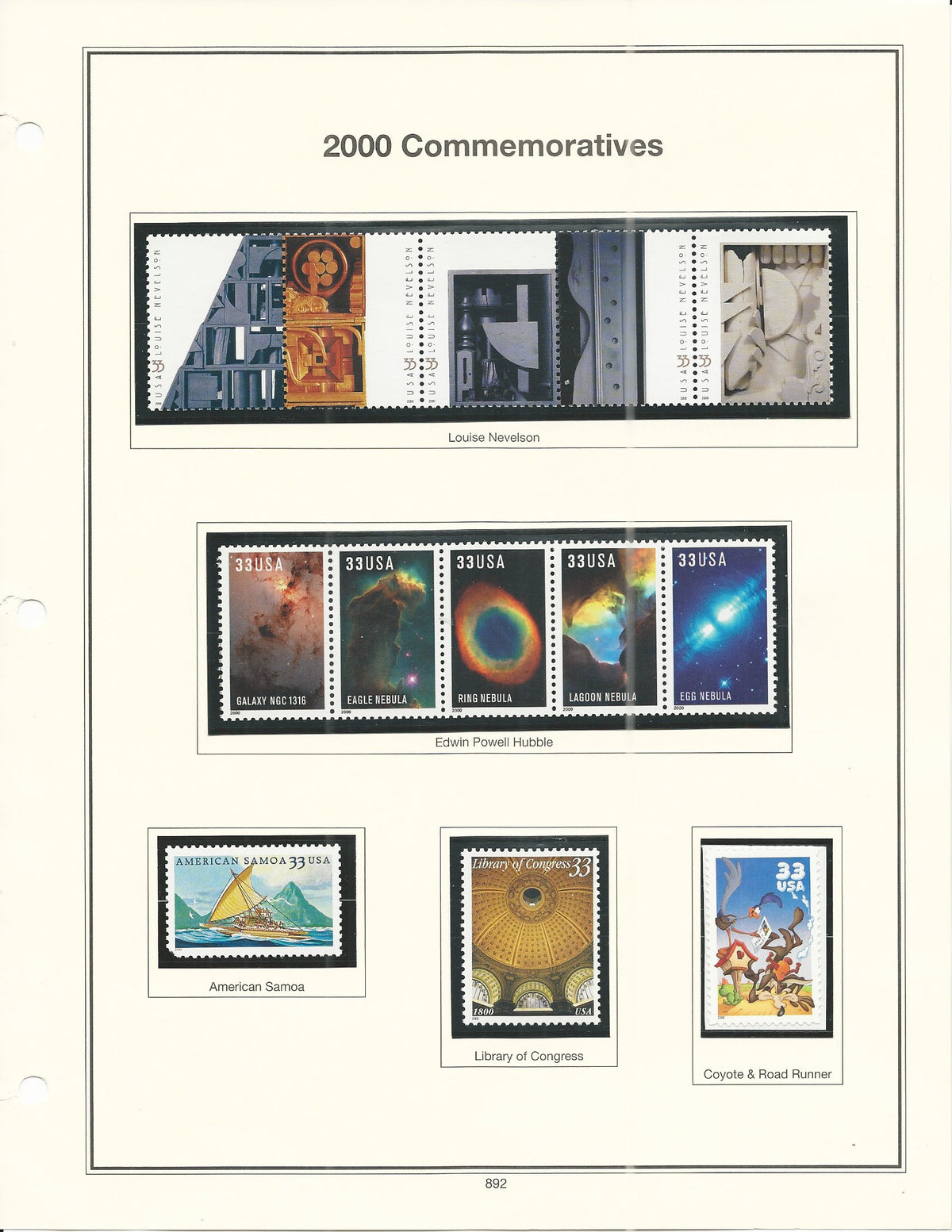 2000 Commemorative Stamp Set