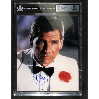 HARRISON FORD SIGNED AUTOGRAPH NEW STAR WARS BOLD 12x18 POSTER PHOTO BECKETT COA