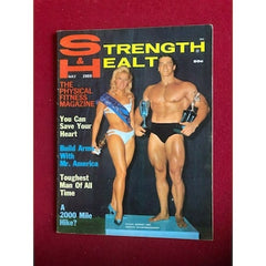 1969, Arnold Schwarzenegger, "Strength & Health" Magazine (No Label) Vintage