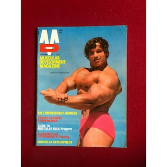 1974, Arnold Schwarzenegger, "Shape Up" Magazine (No Label) Scarce / Vintage