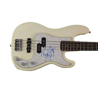 Roger Waters Signed Autograph Fender Electric Bass Guitar Pink Floyd . Jsa