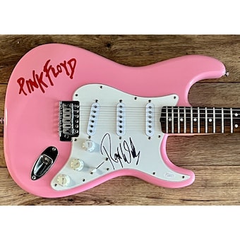 Roger Waters signed Pink Floyd custom electric guitar- JSA Letter