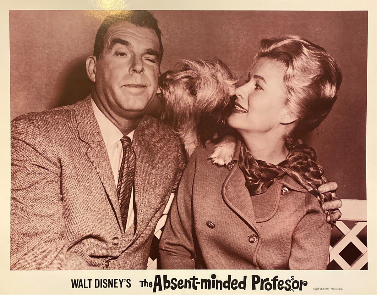 Fred MacMurray and Nancy Olson "The Absent-Minded Professor" Lobby Card 