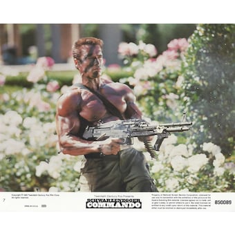 Commando Original 8x10 Lobby Card Poster 1985 Photo #8 Arnold Schwarzenegger