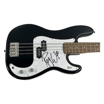 Roger Waters Signed Fender Bass Guitar Pink Floyd Authentic Autograph Beckett