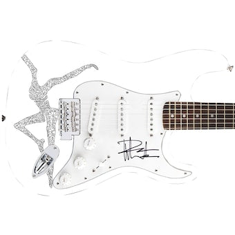 Dave Matthews Autographed Signed 1/1 Custom Graphics Guitar