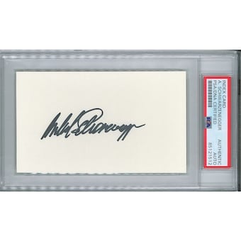 Sharon Stone signed Total Recall 11x17 Movie Poster (w/ Arnold Schwarzenegger)- PSA Hologram (entertainment/movie memorabilia)