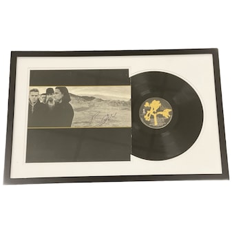 Bono Signed U2 Joshua Tree Framed Album Vinyl Authentic Autograph Beckett Loa