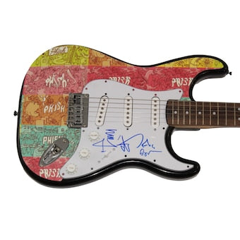 Trey Anastasio Mike Page Signed Autograph Custom Fender Guitar Phish W/ Jsa Coa