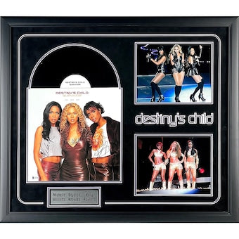 Beyonce, Kelly Rowland & Michelle Williams Autographed Destiny's Child Survivor Album Framed