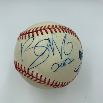 Bono U2 Single Signed Major League Baseball With PSA DNA COA RARE