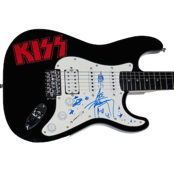 Ace Frehley Autographed Guitar (kiss) - W/ Coa! - With Rare Art Work Shetch!