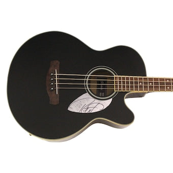 Robert Trujillo Metallica Signed Autograph Ibanaz Acoustic Bass Guitar