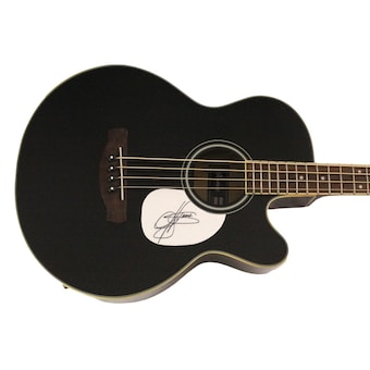 Gene Simmons KISS Signed Autograph Ibanaz Acoustic Bass Guitar Destroyer JSA COA