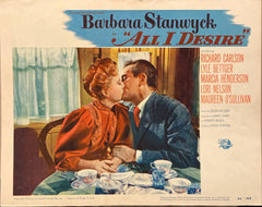 Barbara Stanwyck "All I Desire" Lobby Card