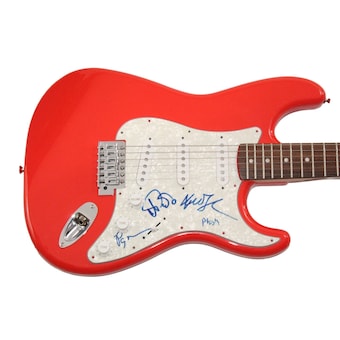 Trey Anastasio Mike Gordon & Page Signed Autograph Fender Guitar Phish JSA COA