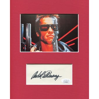 Arnold Schwarzenegger Signed Index Card Psa Dna 85121511 Terminator