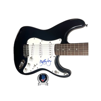 Jon Bon Jovi Signed Autograph Fender Stratocaster Full Size Guitar Beckett Bas