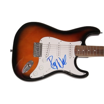 Roger Waters Signed Autograph Fender Electric Guitar - Pink Floyd The Wall Jsa