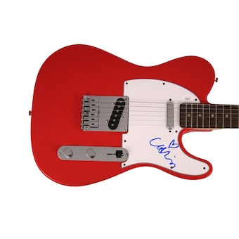 Chris Martin Signed Autograph Fender Telecaster Guitar Coldplay Parachutes Jsa