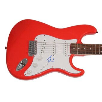 Taylor Hawkins Signed Autograph Fender Electric Guitar Foo Fighters W/ Jsa Coa