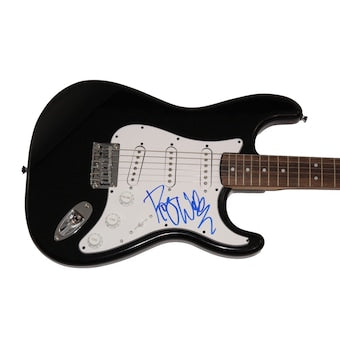 Roger Waters Signed Autograph Black Fender Electric Guitar Pink Floyd Jsa Coa