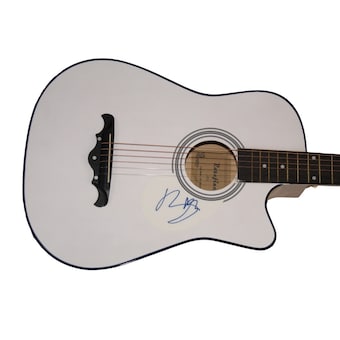 Bono U2 Signed Autograph Full Size Acoustic Guitar - Joshua Tree War W/ Jsa Coa