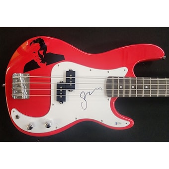 Sting The Police Signed Autographed Full Size Electric Bass Guitar Beckett Coa