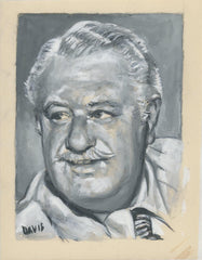 Alan Hale Sr. original drawing