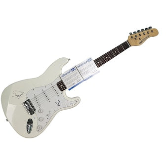 Nirvana Autographed Arctic White Huntington Electric Guitar ACOA