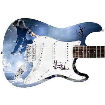 Dave Matthews Band Autographed Signed 1/1 Custom Graphics Guitar