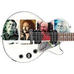 David Crosby Collage Autographed Custom Graphics Gibson Epiphone Guitar ACOA JSA