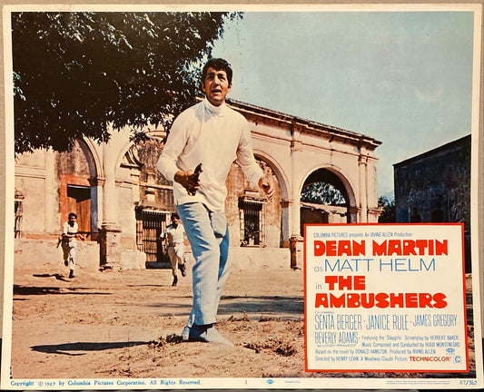 Dean Martin "The Ambushers" Lobby Card 