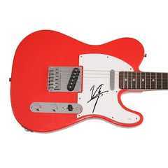 Vince Neil Signed Autograph Red Fender Electric Guitar - Motley Crue w/ JSA COA