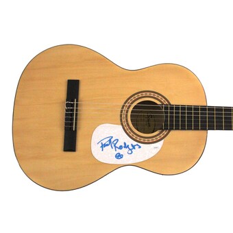 Paul Rodgers Bad Company Queen Signed Autograph Fender Acoustic Guitar - JSA COA