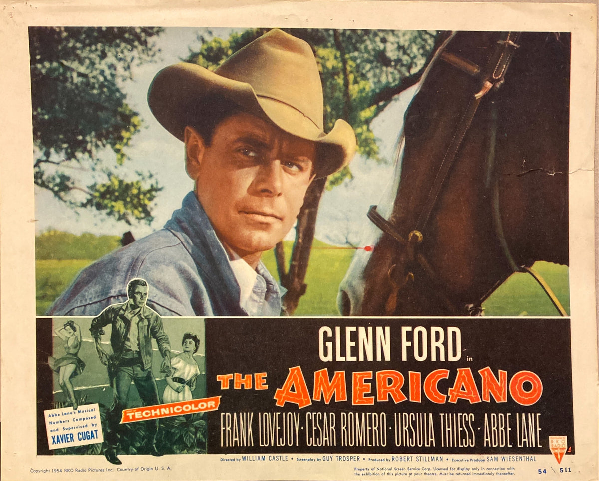 Glenn Ford "The Americano" Lobby Card