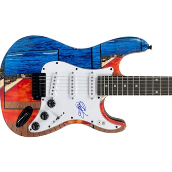 John Frusciante Signed Red Hot Chili Peppers Electric Guitar Californication BAS