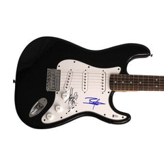 Amy Lee & Ben Moody Signed Autograph Fs B Fender Electric Guitar Evanescence Bas