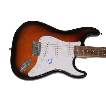 Dave Grohl Signed Autograph Fender Electric Guitar Nirvana Foo Fighters Jsa Coa