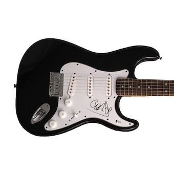 Chris Martin Signed Autograph Full Size B Fender Electric Guitar - Coldplay Bas