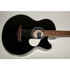 Tom Hamilton Signed Autograph Ibanez Full Size Acoustic Bass Guitar - Aerosmith