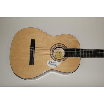 Bruce Dickinson Signed Autograph Fender Brand Acoustic Guitar - Iron Maiden