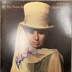 Barbara Streisand My Name Is Barbara Two signed album. GFA Authenticated