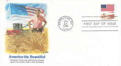 America the Beautiful Farmers FDC