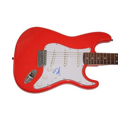 Dave Grohl Signed Autograph Red Fender Electric Guitar Nirvana Foo Fighters Jsa