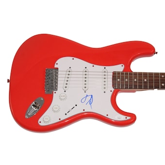 Dave Grohl Signed Autograph Full Size Red Fender Guitar Nirvana Foo Fighters Jsa