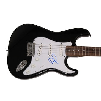 Dave Grohl Signed Autograph Black Fender Electric Guitar - Foo Fighters Jsa Coa