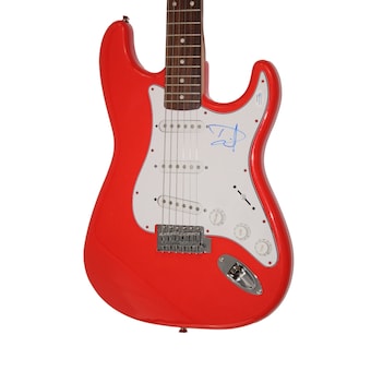 Dave Grohl Signed Autograph Full Size Fender Electric Guitar . Foo Fighters Acoa