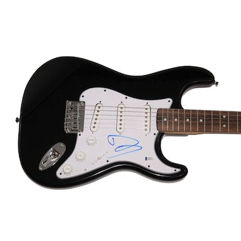 Dave Grohl Signed Autograph Fs Black Fender Electric Guitar Foo Fighters Bas Coa