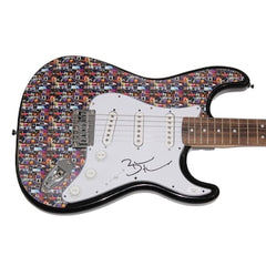 Brandon Flowers Signed Autograph Custom Fender Electric Guitar The Killers Jsa